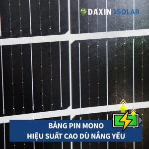 Bảng pin Mono cao cấp cho đèn pha năng lượng mặt trời